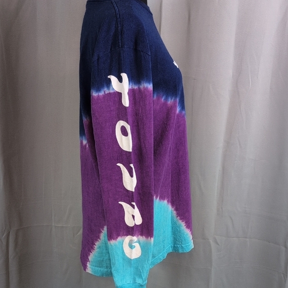 American Eagle Outfitters Multicolor Tie-Dye Long Sleeve Tee - Picture 4 of 7